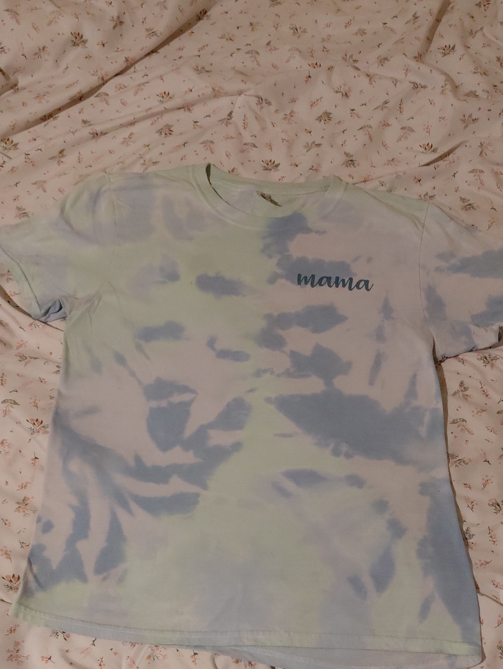 Jerzees Kids Tie-Dye Tee - Light Blue & Light Green
